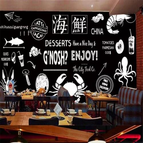 Cucstom photo wallpaper restaurant wall painting bedroom living room mural high quality restaurant office wallpaper