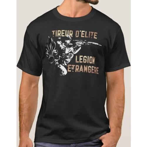French Foreign Legion Sniper - Support Former Legionnaire T-Shirt. Summer Cotton Short Sleeve O-Neck Mens T Shirt New S-3XL
