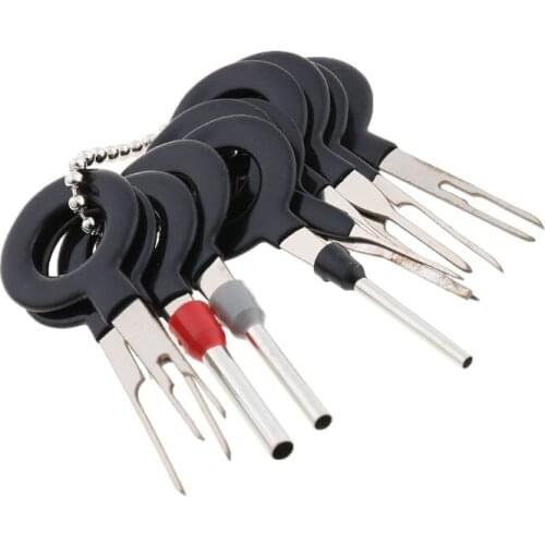 G99F 11Pcs Car Terminal Removal Tool Kit Wire connector Pin Release Extractor Puller Needle Remove Tool