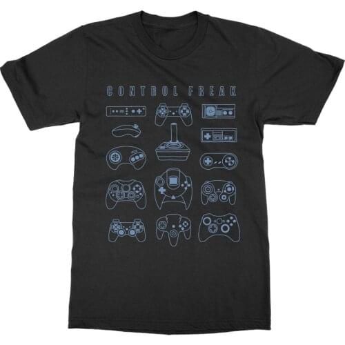 Control Freak T-Shirt Video Game Console Player Headset Graphics Card Nerd Retrodesign Your Own T Shirt