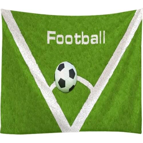 Football Match Soccer Game Tapestry Wall Hanging Cloth Bed Spread Beach Towel Table Cloth Yoga Mat House Living Room Decoration