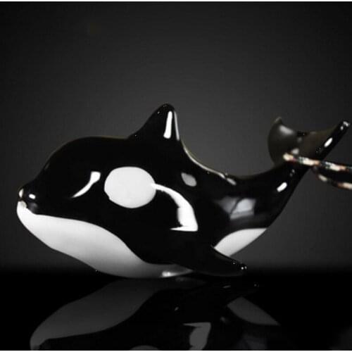 Orff Instruments Ocarina 6 Holes Modelling of Killer Whales Beginner Adult Children Gift