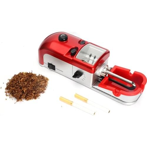 Home Smoking Rolling Machine Electric Automatic Tobacco Roller Cigarette Maker Filler Inject Gift for Boyfriend Gadgets for Men