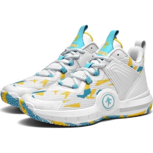 Men Breathable Basketball Shoes Couples Cushioning Sport Shoes Outdoor Training Ankle Boots Mans Shockproof High Top Sneakers