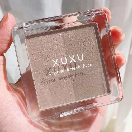 New 2 Color Highlighter Powder Glitter Palette Makeup Glow Face Contour Shimmer Illuminator Highlight Cosmetics