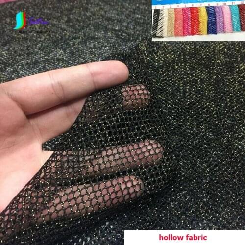 Clothes,Pants,Skirt Handmade Sewing Craft Material Colorful Soft Shiny Metallic Mesh Fabric S0195L
