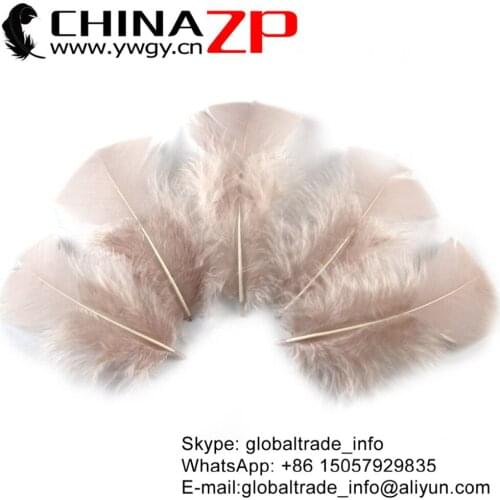 Wholesale in CHINAZP Factory 5000pcs/lot Selected Prime Quality Dyed Ivory Turkey Fluff Flat T-Base Body Plumage Feathers