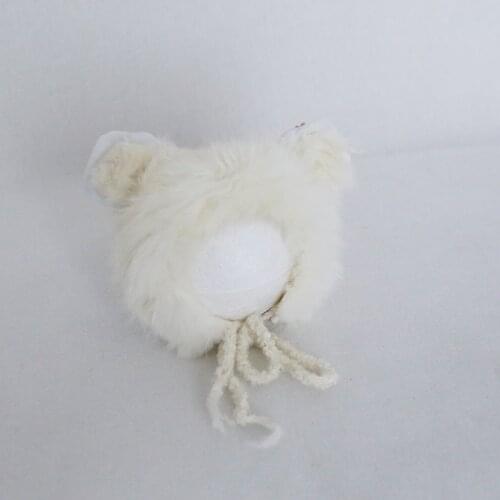 Newborn Photography Props Baby Clothes Caps With Tails Infant Pictures Costumes Crochet Outfits Animal Photo Accessories