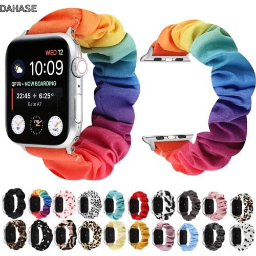 Elastic Strap For Apple Watch Band 38mm 42mm 40mm 44mm Bracelet Belt Women Watchband Sport Loop For iWatch Series 1 2 3 4 5 6 SE