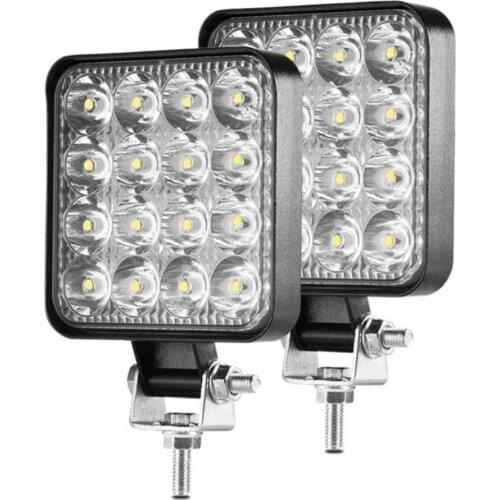 48W Work Light 30 Degree LED Car Spot light Beam Offroad Work Lamp Fog Lighting For ATV SUV UTV Trucks Auto Driving Lights