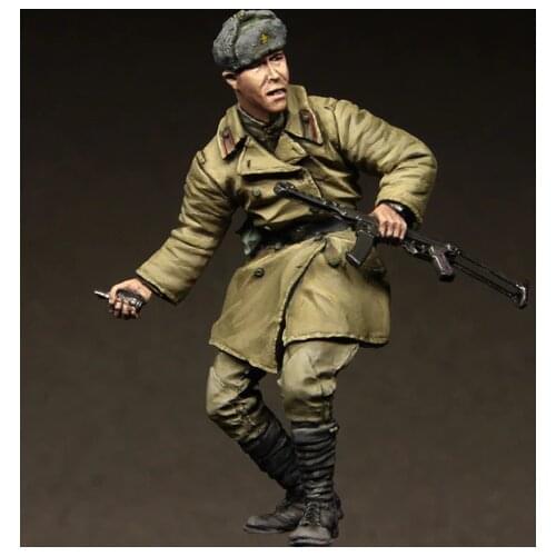 [tuskmodel] 1 35 scale resin model figures kit soviet t3048