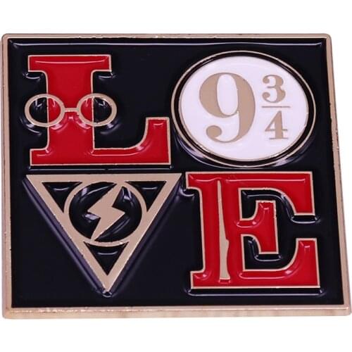 Wands Deathly Hallows platform witchcraft charm- these playful pins are sure to offer a sprinkle of magic