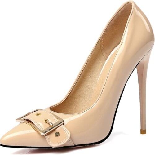 Big Size Pointed and shallow single shoes ladies high heels women shoes woman pumps