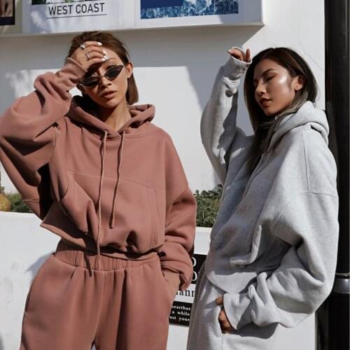 Maneskin Womens Two Piece Autumn Clothing Suit Loose Sports Bicycle Suit Casual Solid Outfits Sweatshirt Pullover +Pants Sets