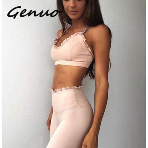 High Street Black Pink 2 Piece Set Tracksuit Women Ruched Crop Top and Pants Matching Set for Fitness Female Workout Outfits