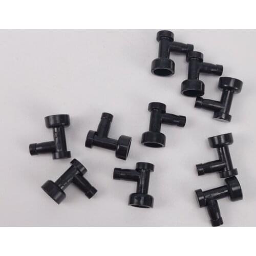 10PCS/Set Compatible for Locking Bricks Black Brick MOC Building Blocks Toys for Children for DIY Parts