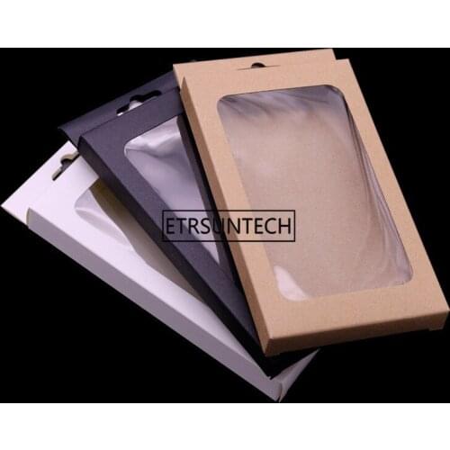 1000pcs Universal Mobile Phone Case Package Paper Kraft Brown Retail Packaging Box for iphone 7SP 6SP 8SP Samsung 175x105x17mm