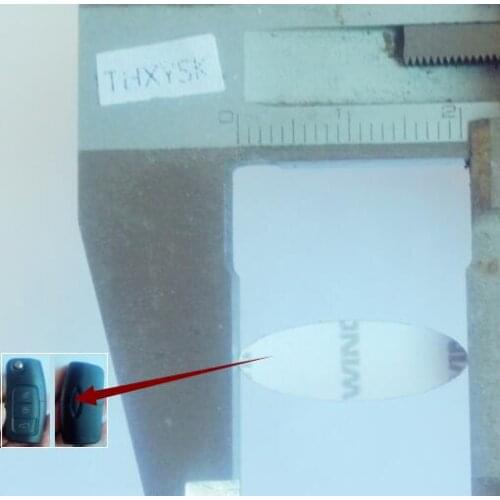 30Pcs/lot Replacement For FORD FOCUS MENDEO 20*8 mm Aluminum DIY metal sticker car accessories key speakers auto key logo