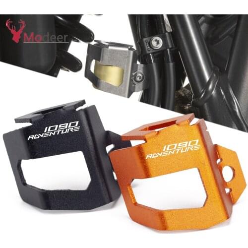 For KTM 1090Adventure R L S 1090 adv 2017 2018 2019 2020 Motorcycle CNC Rear Brake Fluid Reservoir Guard Cover Protect