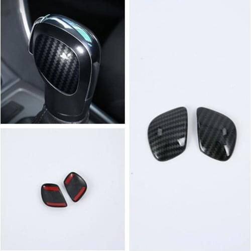 For Volkswagen T-Roc T ROC A11 2018 2019 2020 Gear Lever Side Trim Cover Drive Handle Modification Internal Modeling Accessories