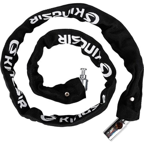 Eco-Friendly Bicycle Lock Safe Metal Anti-Theft Outdoor Chain Lock Security Reinforced Cycling Chain Lock Bicycle Accessories