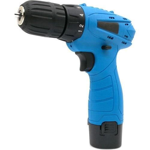 12V Electric Screwdriver Rechargeable Electric Drill Mini Wireless Power Driver Tool Single Speed Multifunctional Power Tool