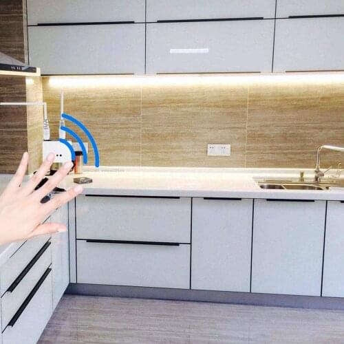 Kitchen Led Lights 1M-5M Hand Wave IR Motion Sensor Smart Night Light 60 LEDs/m SMD 2835 Diode LED Under Cabinet Light For Home