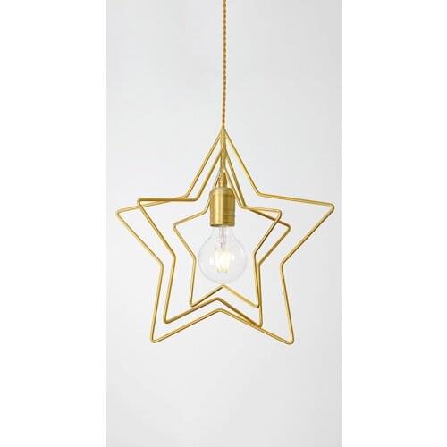 Brass Small modern all copper pendant light , dining room pendant lamp simple atmosphere, European style bedroom, bar balcony