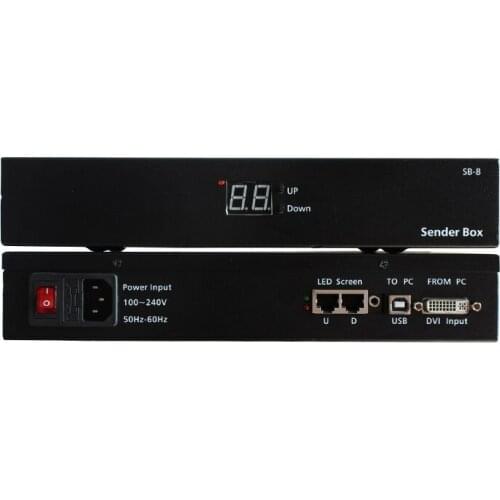 Multi-display synchronous and combination functions LINSN TS852D led sending box for linsn card