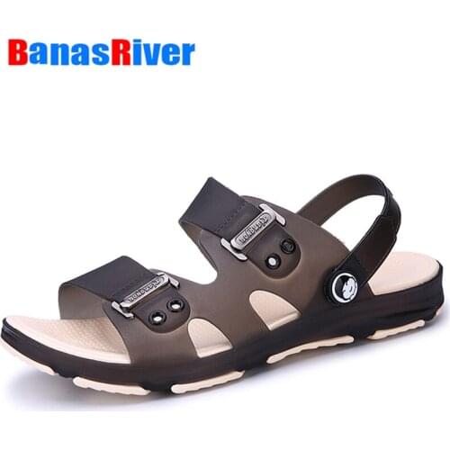 Summer Shoes Mens Sandals Flip Flops Slippers Outdoor Beach Casual Clogs Garden Quick Dry Male Hollow Footwear Zapatos De Hombr
