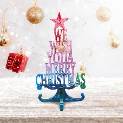 NEW Christmas Letter Mold DIY Craft Silicone Mold for Home Decor #D0