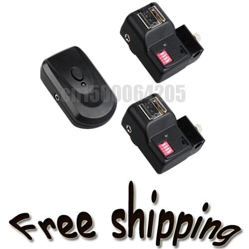 PT-16NE 16 Channels Wireless/Radio Flash Trigger SET with 2 Receivers with Umbrella Holder