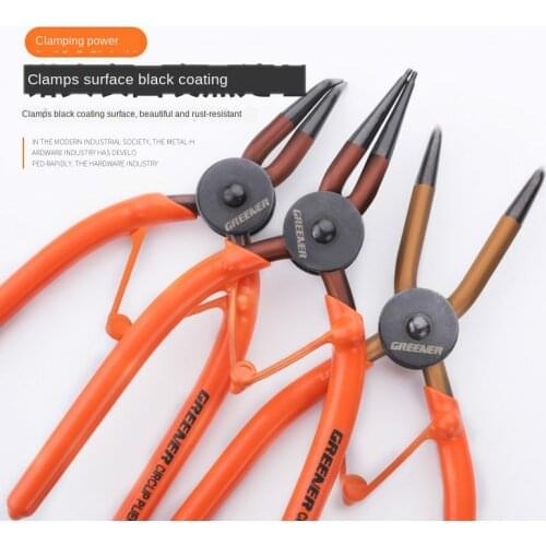 Circlip Pliers Snap Ring Remover Internal External Straight Bend Long Nose Retaining Clip Multi-Function Portable Tools