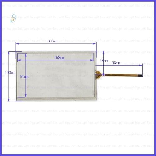 ZhiYuSun 165mm*100mm KDT-4304 7inch Touch Screen glass resistive USB touch panel overlay kit 165*100 TOUCH SCREEN