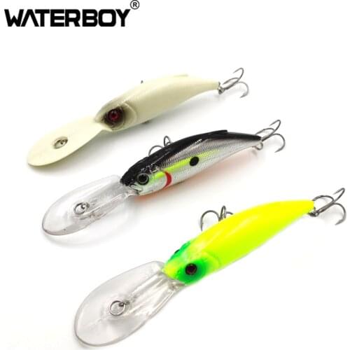 WATERBOY 1PCS Minnow Fishing Lure 9cm 17g Topwater Hard Bait Wobbler Bait Crankbait Carp Bass Pesca Fishing Tackle SwimBait