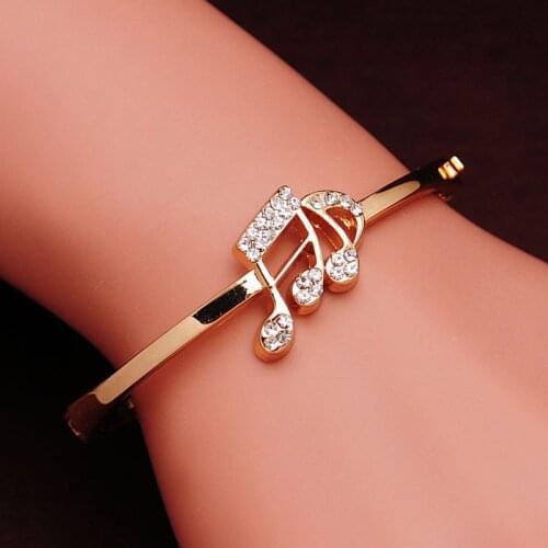 Free shipping Austrian Crystal Rose Gold Color Women Bangles Romantic Valentines Day Gift Fashion Bracelet Women Lady