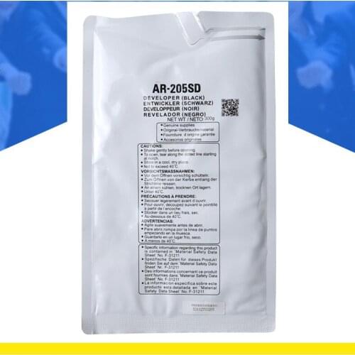 Compatible developer powder for Sharp 3818 4818 4821 180 210 3020d 3018 AR-205SD developer powder