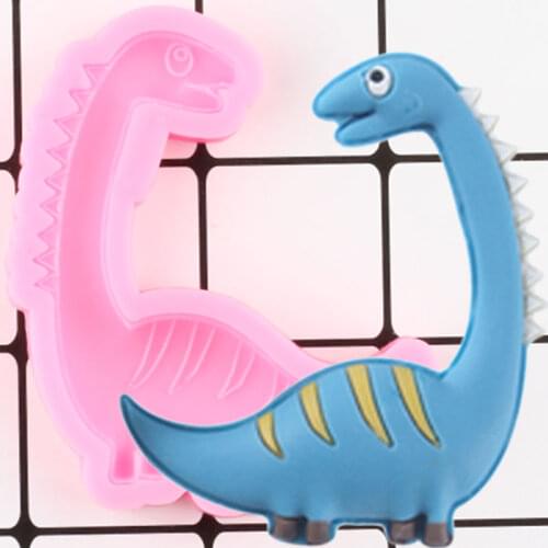 3D Animals Dinosaur Silicone Molds Cookie Baking Candy Chocolate Gumpaste Moulds DIY Baby Birthday Fondant Cake Decorating Tools