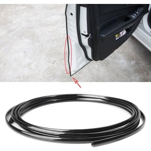 400CM Car Door Protector Strip Universal PVC Decoration Trim for Cars Door Edge Paintwork Protection Black