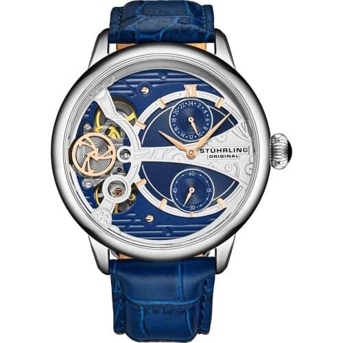 947.02 Stührling 45mm Swiss Production Men Wristwatch Clock