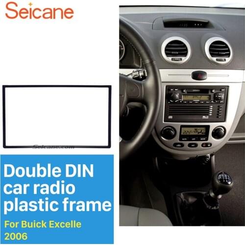 Seicane Double Din Car Radio Fascia Surround Panel for 2004-2008 Buick Excelle CHEVROLET SUZUKI HOLDEN Trim Fitting Kit Stereo
