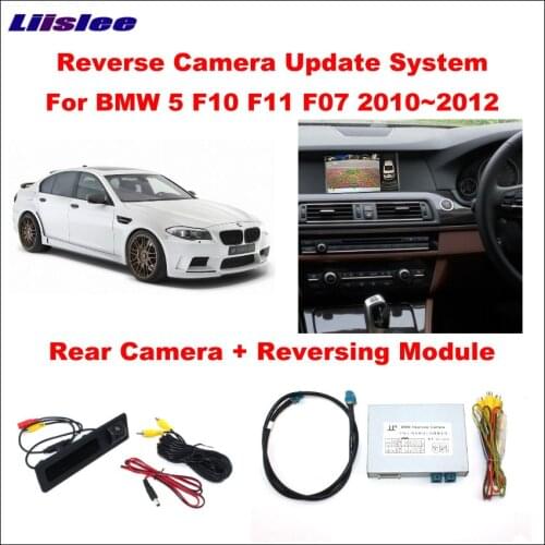 Original Screen Update System For BMW 5 F10 F11 F07 2010-2012 CIC Reversing Module+Rear Camera Decode Track Box