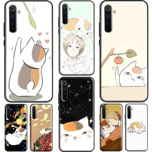 Nyanko Sensei Natsume Yuujinchou Case For OnePlus 8T 7T Nord 9R 7 8 9 Pro Cover For Realme GT Neo Q3 7 i 6 8 Pro C3 C21 C15