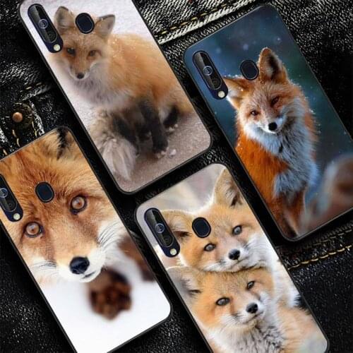 YNDFCNB Fox In Autumn leaves forest Phone Case for Samsung A51 01 50 71 21S 70 31 40 30 10 20 S E 11 91 A7 A8 2018