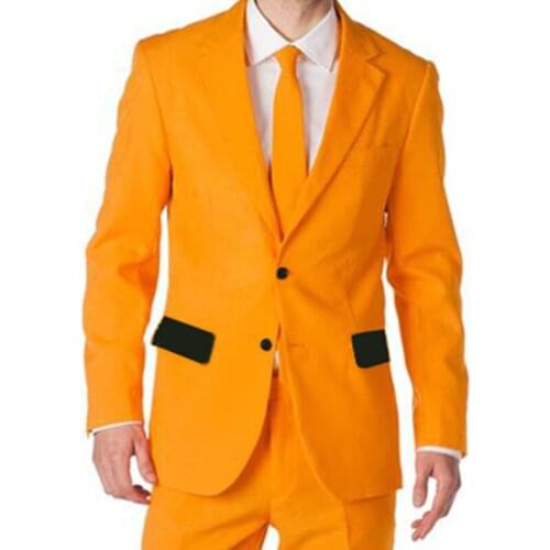 Tailor Made Fashion Luxury High Quality Men Suits Slim Fit Groom Tuxedo For Wedding Business Party Male Clothing (Jacket+Pants)