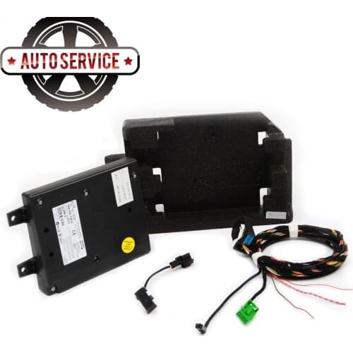 For VW Passat B6 B7 Golf / GTI Jetta MK5 MK6 Tiguan CC RNS510 RCD510 Bluetooth Module+Direct Plug Harness+Foam Holder 1K8035730D