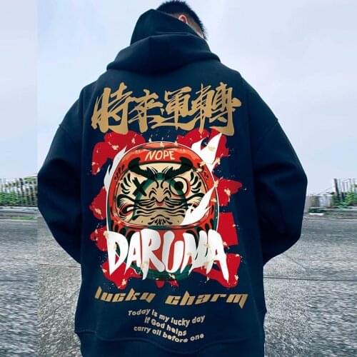 Mens Hoodies Japan Style Streetwear Hooded Zipper Sweatshirt Men Casual Harajuku Men Clothing Print Hoodies Men Plus Size M-5XL