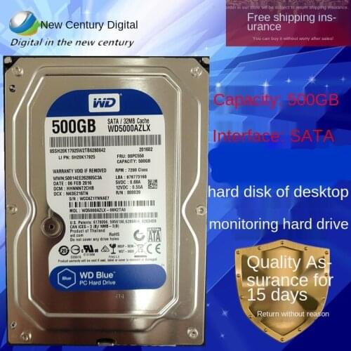 New WD Western 500g machine with solid state disk, SATA serial port 7200 RPM computer monitoring