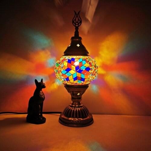 Limited edition Turkish retro romantic desk lamp bedroom study Cafe Restaurant Hotel B & B decorative table lamp