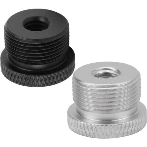 Mic Stand Thread Adapter 1/4 Female To 5/8 Male Screw Adapter Smooth for Microphone Stand for Camera Monitor